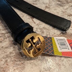 nwt TORY BURCH 7/8 reva logo belt M